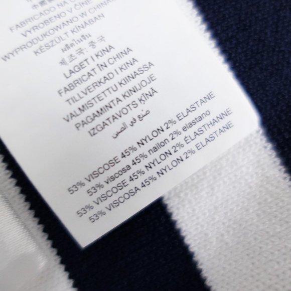 michael kors ∙ striped stretch viscose midi dress - Picture 8 of 8